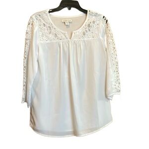 Cold water creek white blouse size xs